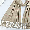 ШАРФ жіночий M&JJ БРИТАНЬ бежевий 75х180 см (8028), фото 3