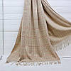 ШАРФ жіночий M&JJ БРИТАНЬ бежевий 75х180 см (8028), фото 4