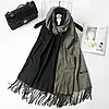 Шарф жіночий M&JJ Флоренція Бежево-сірий/антрацит 190х65 см (8342), фото 4