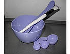 Мисочка (150 мл) косметологічна в наборі з ложками, фото 2