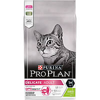 Корм Pro Plan Cat Delicate 1,5 кг для взрослых кошек с чувствительным пищеварением с ягненком