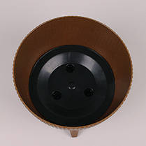 Горщик пластмасовий Misa Roma JUMPER ECO WOOD натуральне дерево 40см., фото 3