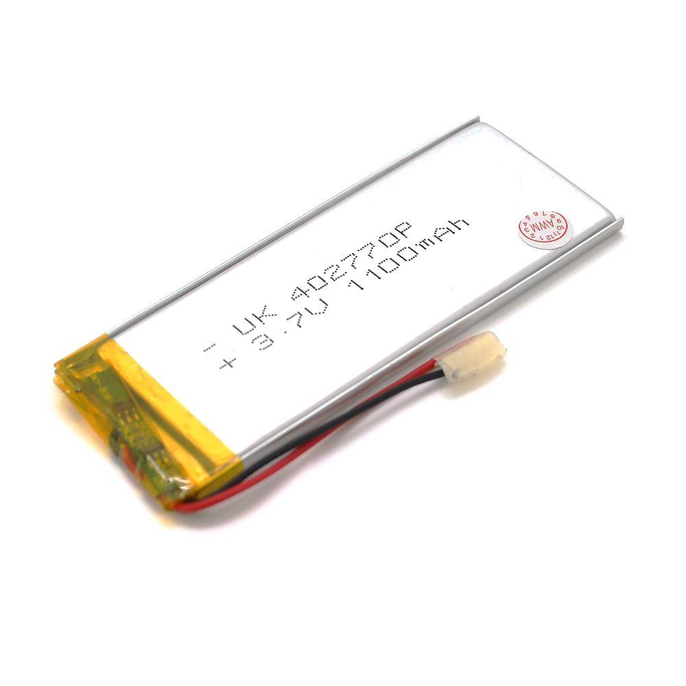 Акумулятор Li-pol 3.7V 1100mAh (4 x 27 x 70 мм.)