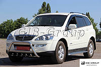 Пороги боковые труба с листом Ssang Yong Korado C (10+) D60