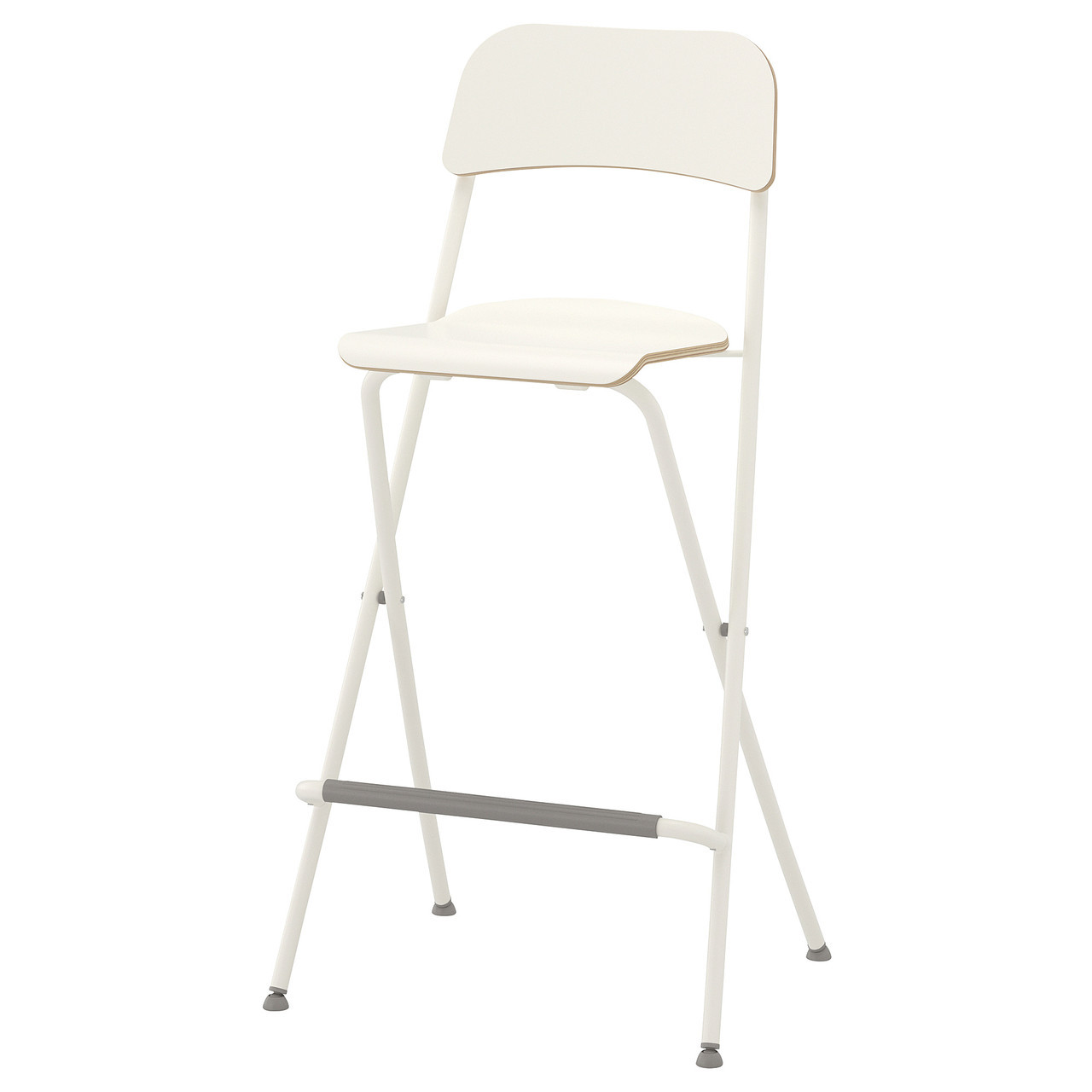 Стілець барний, складаний, білий, 74 см, 904.048.79, ІКЕА, IKEA, FRANKLIN