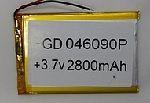 Акумулятор Li-pol 3.7V 3500mAh (4 x 60 x 90 мм.)