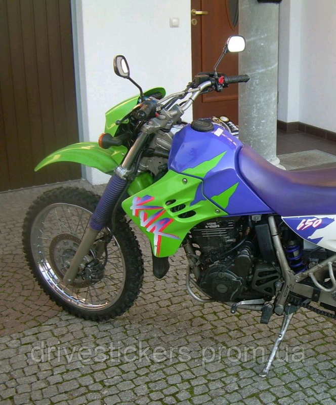 Наклейки на Мотоцикл Бак Пластик Klr Kawasaki Кавасаки Клр — в ...