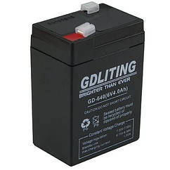 Акумулятор олив'яно-кислотний GDLITING GD-640 6 V 4.0 Ah (3_00393), 7774197 — 423