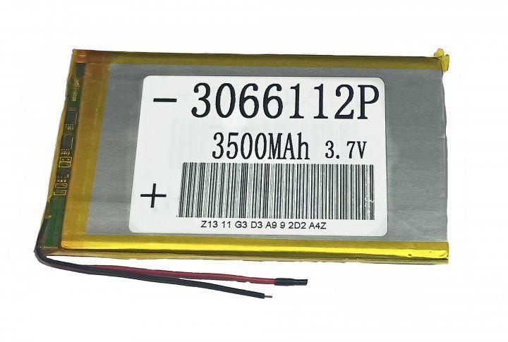 Акумулятор Li-pol 3.7V 3500mAh (3 x 66 x 112 мм.), фото 1