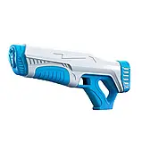 Водний бластер, пістолет Thunder автомат електричний з насосом, акумулятором, USB заряджання — Синій, фото 2