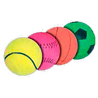 Игрушка для собак Croci мяч резинки. литой НЕОН светящ., Д=5,5 см, 4 вида
