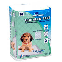 Advance dog Training Pads пеленки для собак, суперабсорбент с индикацией 59.6х59.6 см 14 шт