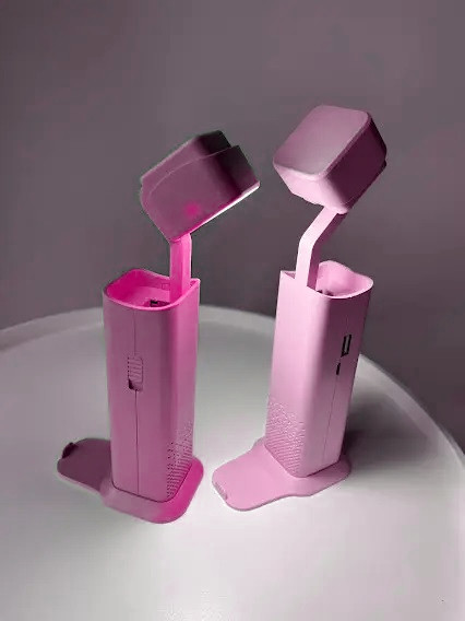 Розовый фонарь-настольная лампа с Power Bank XANES - фото 5 - id-p1903287493
