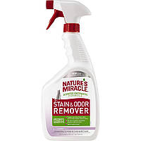 Уничтожитель пятен и запахов кошек Nature's Miracle Stain & Odor Remover, спрей, 8in1, 709 мл