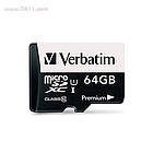 MicroSDXC 64Gb Class10 UHS-I Verbatim Premium (up 70Mb/s)