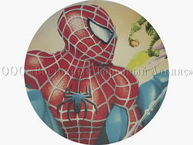 Вафельна картинка — Людина-Павук No3 — Ø21