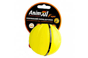 Іграшка AnimAll Fun тренувальний м'яч для собак, 7 см, жовта