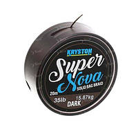Повідковий матеріал Kryston Super Nova Solid Bag Braid 20m 35lb Dark Silt "Оригинал"