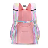 Шкільний рюкзак Anfu для дівчинки 1,2,3 клас ортопедичний портфель-ранець дитячий 41 см — Фіолетовий, фото 2