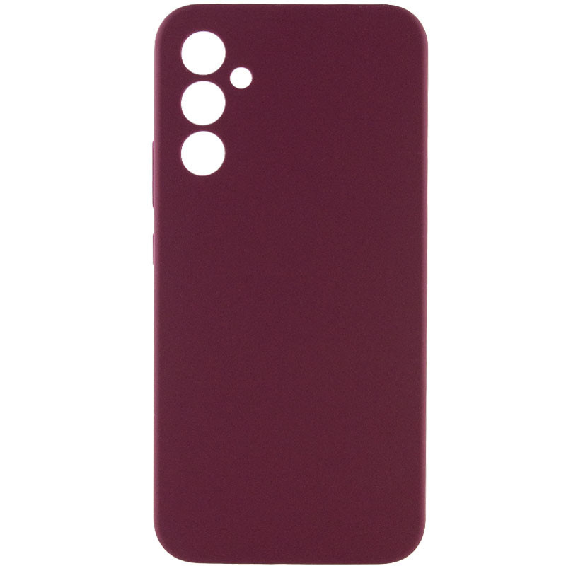 Чохол Silicone Cover Lakshmi Full Camera (AAA) no Logo для Samsung Galaxy S25 | Бордовий / Plum