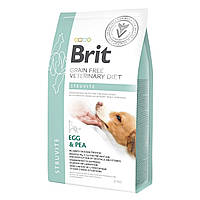 Корм Brit GF VetDiets dog Struvite 2 кг для собак при мочекаменной болезни с яйцом, индейкой, горохом, гречкой