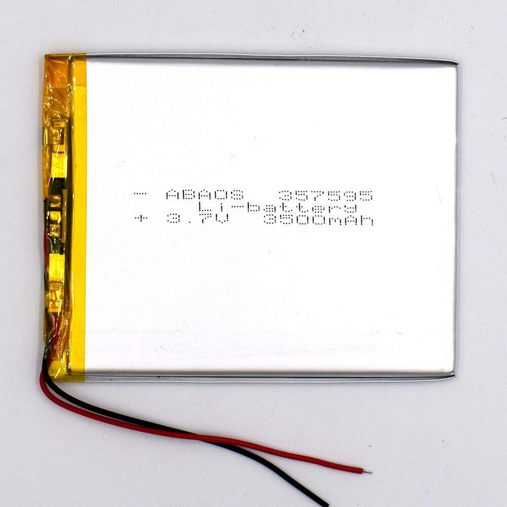Акумулятор Li-pol 3.7V 3500mAh (3.5 x 75 x 95 мм.)