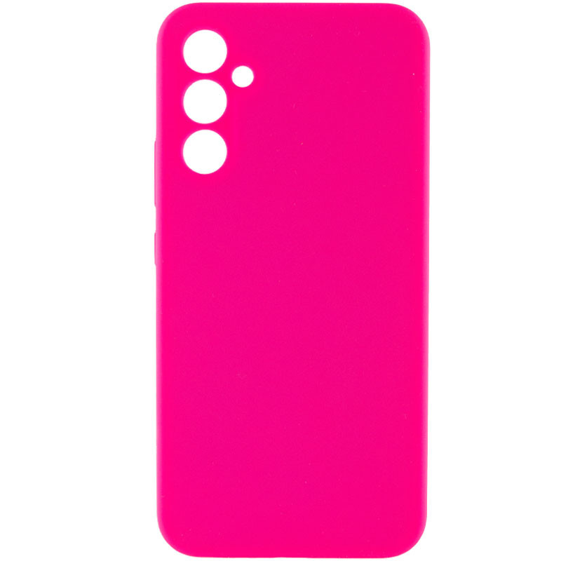 Чохол Silicone Cover Lakshmi Full Camera (AAA) no Logo для Samsung Galaxy S25 | Рожевий / Barbie pink