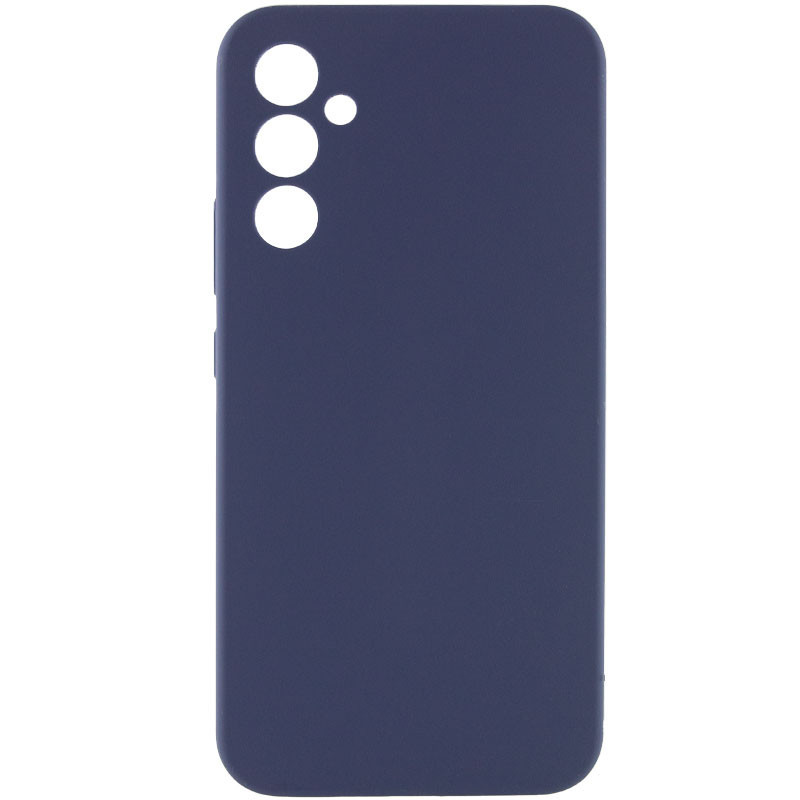 Чохол Silicone Cover Lakshmi Full Camera (AAA) no Logo для Samsung Galaxy S25 | Темно-синій / Midnight blue