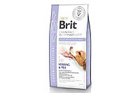 Корм Brit GF VetDiets dog Gastrointestinal 12кг для собак при нарушениях пищеварения селедка, лосось, горох