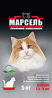 Бентонитовый наполнитель Марсель для туалета кошек 5 кг, крупный 2,5-5 мм