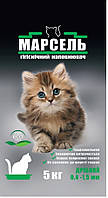 Бентонитовый наполнитель Марсель для туалета кошек 5 кг, мелкий 0,4-1,5 мм