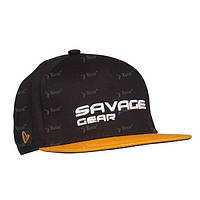 Кепка Savage Gear Flat Peak 3D Logo Cap black "Оригинал"