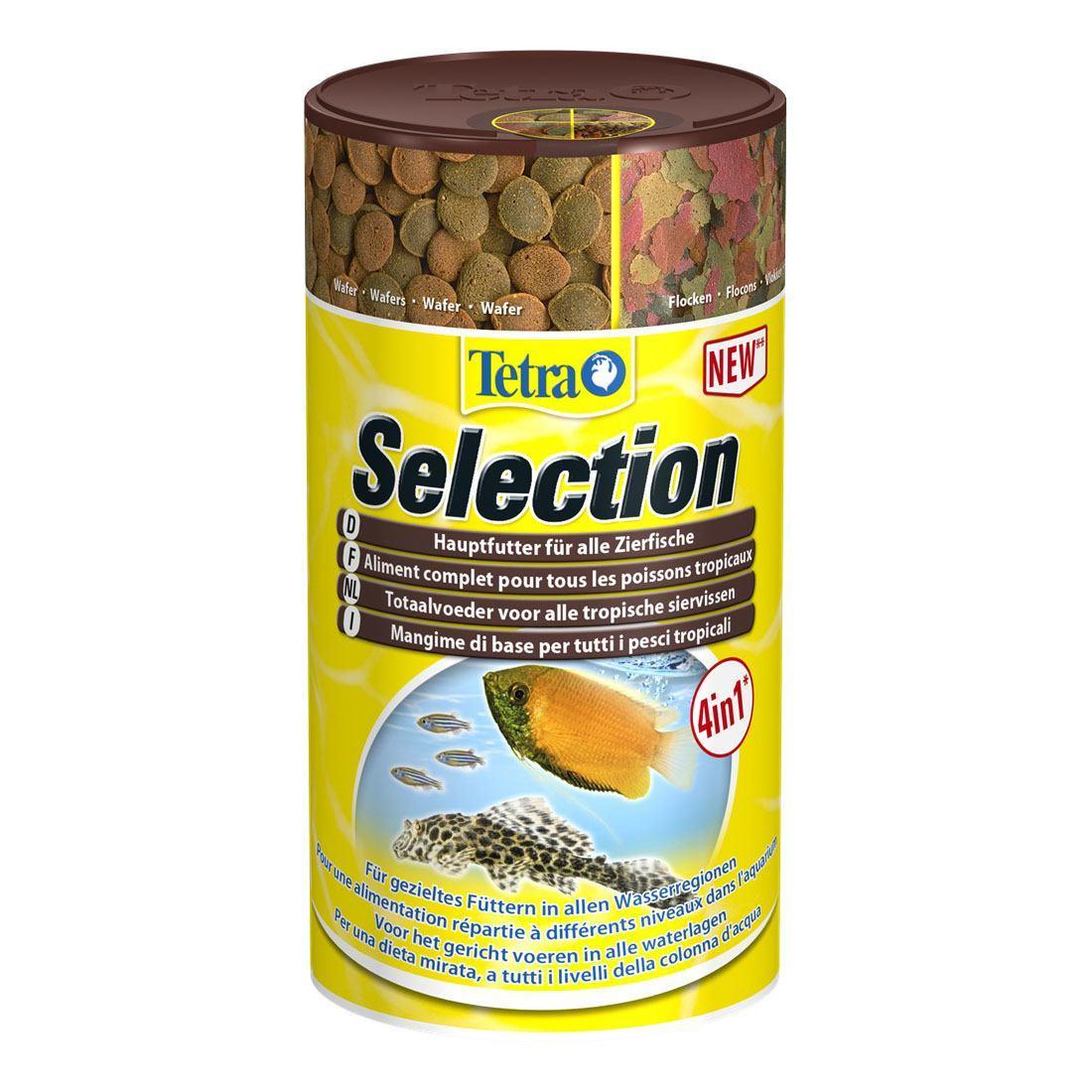 Корм Tetra Selection 250ml (хлопья, чипсы, гранулы, таблетки) для аквариумных рыб - фото 1 - id-p1460238515