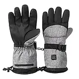 Рукавиці з підігрівом + два акумулятори по 5000Mah, з утеплювачем 3M — Обхват долоні 19-23 см, фото 2