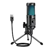 Maono PM461TR RGB + СТІЙКА, usb мікрофон конденсаторний для ПК з LED-підсвіткою, фото 3