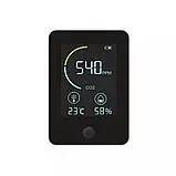 Детектор CO2 (Tomo1), аналізатор якості повітря, вологості, температури з датчиком NDIR - Білий, фото 2