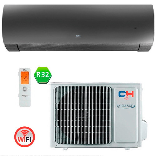 Кондиціонер спліт-система Cooper&Hunter DAYTONA CH-S24FTXD2-BL (WI-FI) (R32)