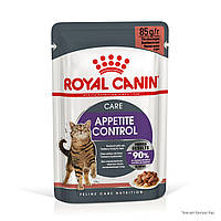 Вологий корм для дорослих котів ROYAL CANIN APPETITE CONTROL CARE шматочки в соусі 85 г