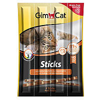 Ласощі для кішок GimCat Sticks 4 шт. (Лосось)