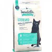 Sanabelle Sterilized 10 кг сухой корм для стерилизованных кошек и кастрированных котов, с мясом птицы