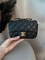 Chanel Mini Black 16x10x6 женские сумочки и клатчи высокое качество