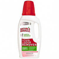 Уничтожитель пятен и запахов собак Nature's Miracle Stain & Odor Remover, спрей, 8in1, 946 мл, дыня