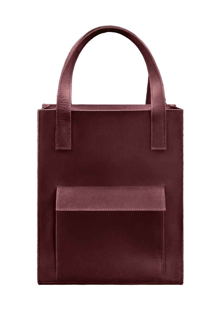 Шкіряна жіноча сумка BlankNote Бетсі з кишенею Бордова (BN-BAG-10-1-vin-kr) SC, код: 1643566