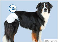 Памперсы Trixie для собак 20-28 см ХS-S 12 шт