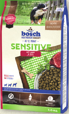 Bosch Sensitive Lamb & Rice 15 кг корм для собак схильних до алергії, ягня з рисом