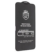 Стекло защитное 6D Premium Black Edition для iPhone 13 Mini, стекло на телефон в тех. упаковке- черный