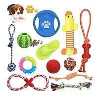 Игрушки для собак, 12 штук жевательных игрушек для собак, интерактивные игрушки для щенков, игрушка для щенков