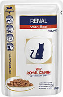 Royal Canin Renal with Beef Wet 85 г х12 - корм с говядиной для кошек с хронической почечной недостаточностью