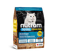 Сухой корм T24 Nutram Total Grain-Free Salmon & Trout 1.13 кг беззерновой для кошек, лосось форель