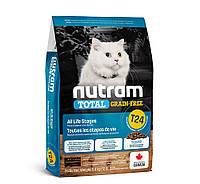 Сухой корм T24 Nutram Grain-Free Salmon & Trout 5.4 кг беззерновой для кошек с лососем и форелью
